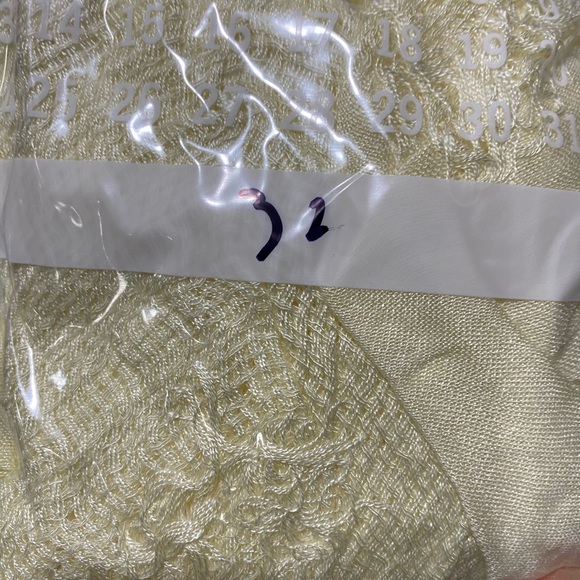 Elegant Cream Knit Cover-Up - Picture 6 of 6